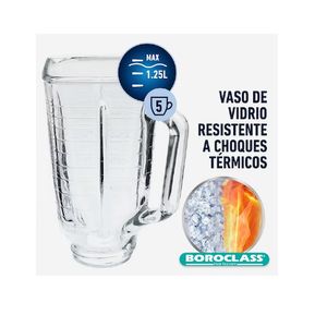 Vaso de Vidrio para Licuadora Oster BLSTAJ-GTS-011 1.25L