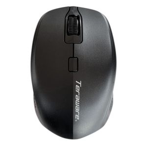 Mouse inalámbrico Teraware M31X, receptor usb, 1600 dpi, 4 botones, usa pilas, negro