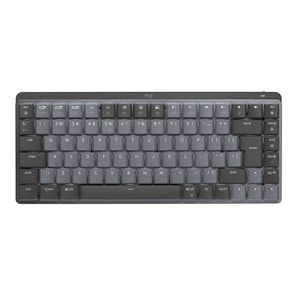 Teclado inalámbrico Logitech MX Mechanical Mini mecánico, receptor usb/bluetooth, recargable, negro