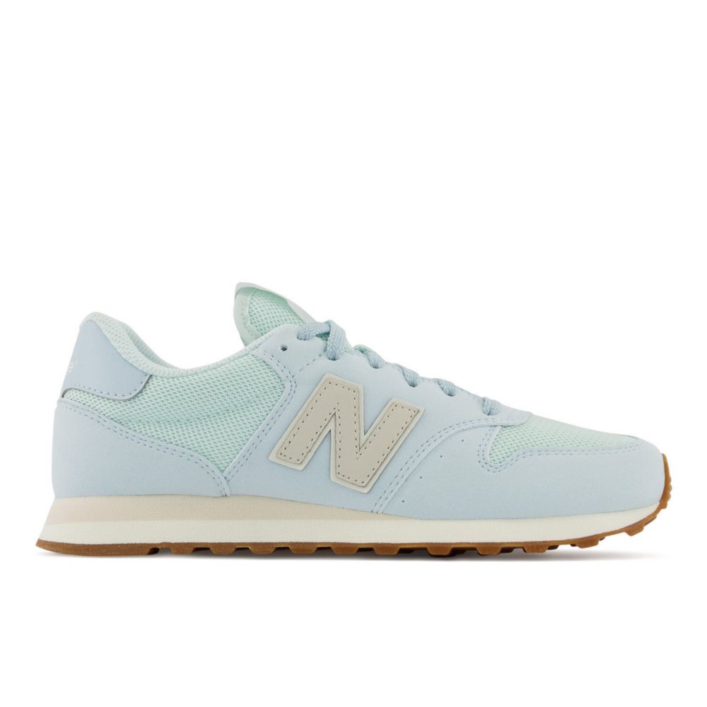 Zapatillas new balance mujer celeste sale