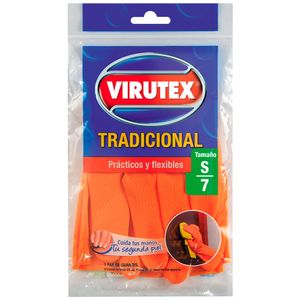 Guante Tradicional VIRUTEX Pequeño Naranja