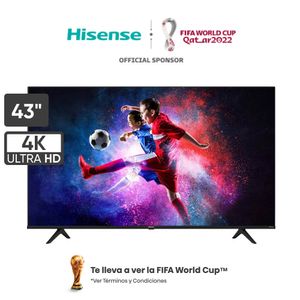 Televisor HISENSE LED 43" UHD 4K Smart TV 43A6H