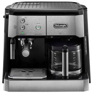 Cafetera Doble Función DELONGHI 1.4L BCO421 Combi Filtro Plateado
