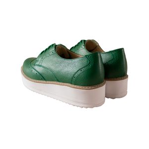 Zapato Oxford Mujer Corelli Mia Verde Hoja