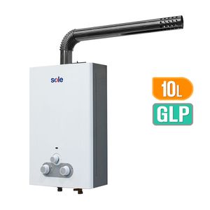Terma a Gas Sole Tiro Forzado GLP 10L + Accesorios
