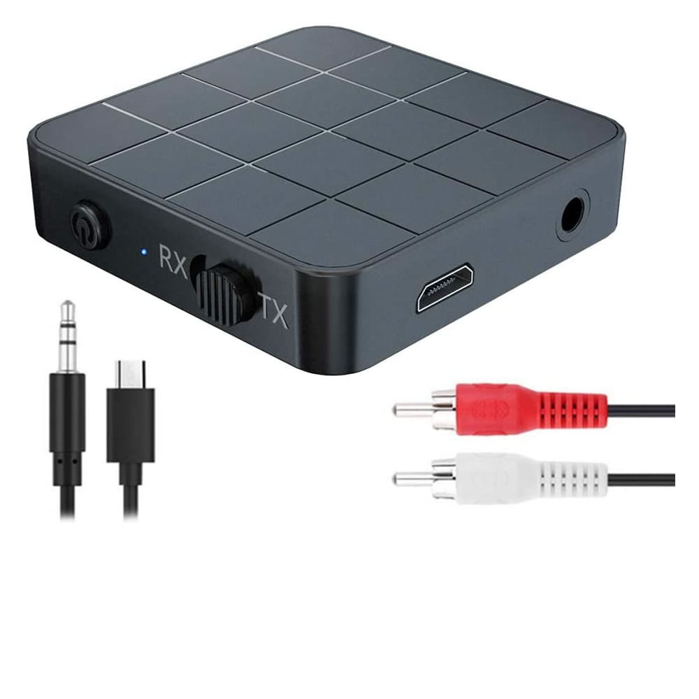 Transmisor y Receptor Bluetooth 5.0 USB y Stereo 3.5 mm GENERICO