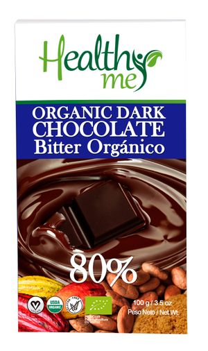 Chocolate 80% Dark Healthy Me x 100GR