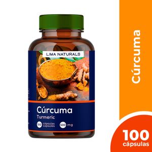Cúrcuma 500mg Lima Naturals Cápsulas