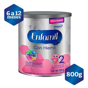 Enfamil 2 Con Hierro - Lata 800 G
