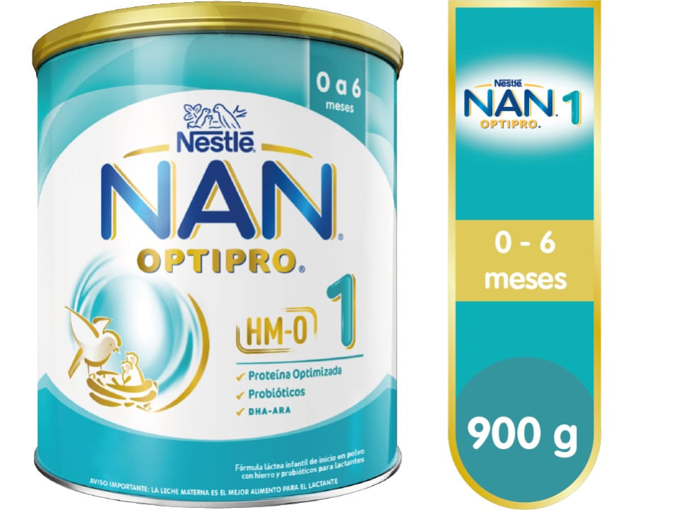 Comprar Fórmula Láctea Nan® Optipro® 1 Lata, Proteína Optimizada,  Probióticos Y Dha- Ara - 900g