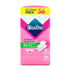Toalla Higiénica Nosotras Flujo Regular - Bolsa 36 UN