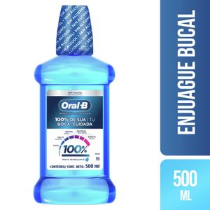 Enjuague Bucal Oral-B Con Sabor A Menta - Frasco 500 ML
