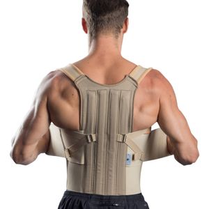 Faja Dorso Lumbar Unisex Leemark Talla S Color Beige