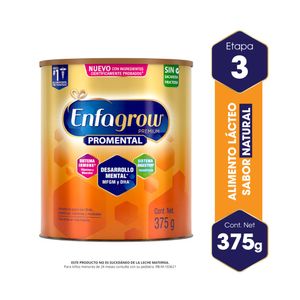 Enfagrow Premium Pro Mental Niños en Crecimiento Sabor Natural - Lata 375 G