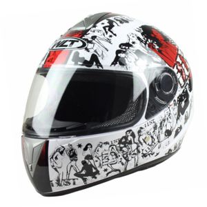 Casco Moto WLT 105 Lust White/Red (Large)