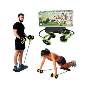 Rueda Abdominal Multifuncional con Ligas Verde