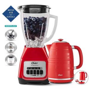 Licuadora 2V 1.5lt BLSTKAG-RPB + Hervidor 1.7lt BVSTKT4177R Oster