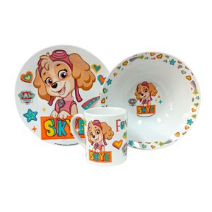 Set de vajilla de Cerámica de 3 piezas SCOOL - Paw Patrol