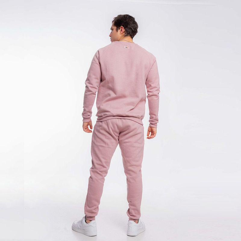 Buzo Jogger TROPIKL Lifestyle Collection Slim Fit Pale Rosa Hombre M