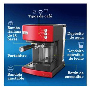 Cafetera Expresso PrimaLatte Oster BVSTEM6603R