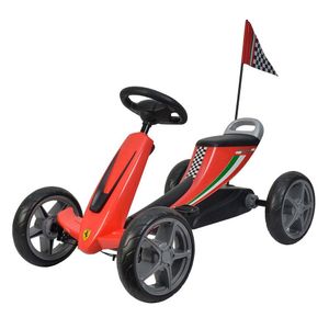 Go Kart a Pedal Ferrari Licenciado Royal Baby RBC-107 Rojo