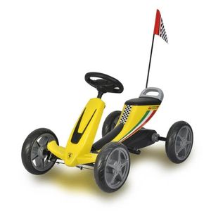 Go Kart a Pedal Ferrari Licenciado Royal Baby RBC-107 Amarillo