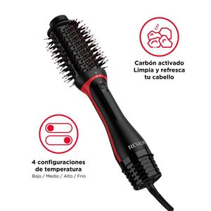 Cepillo Eléctrico Revlon Salon One-Step Secador y Voluminizador Plus RVDR5298LA2 800w Negro