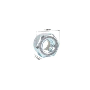 Tuerca de seguridad 5/16" x 4 unidades