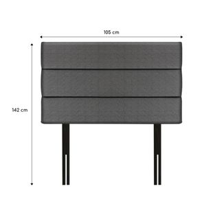 Cabecera Forli Superior 1.5 Plazas Gris