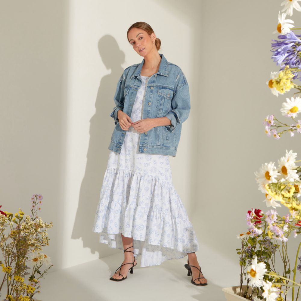 Casaca Malabar x La Papelerie Mujer Cloud Real Plaza