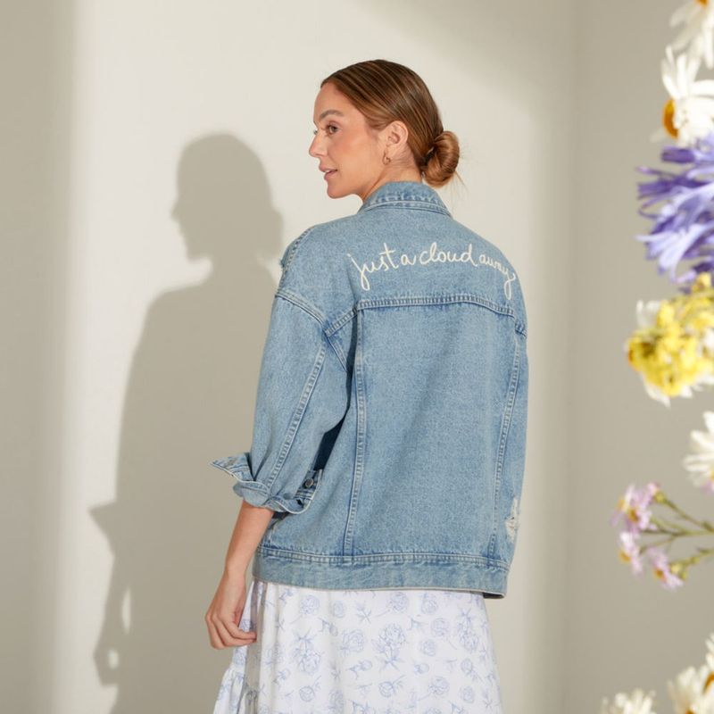 Casaca Malabar x La Papelerie Mujer Cloud Real Plaza