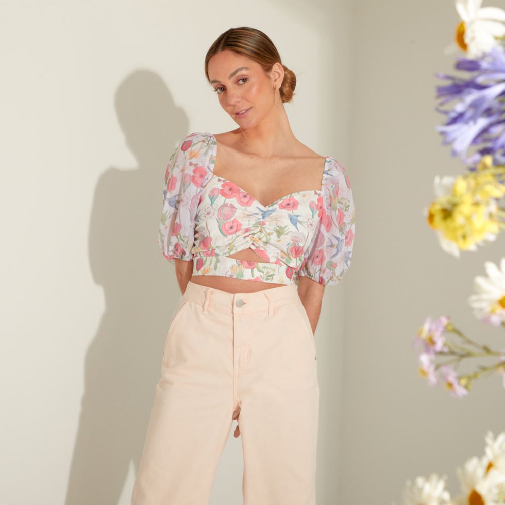 Blusa Malabar x La Papelerie Mujer Jardin Real Plaza