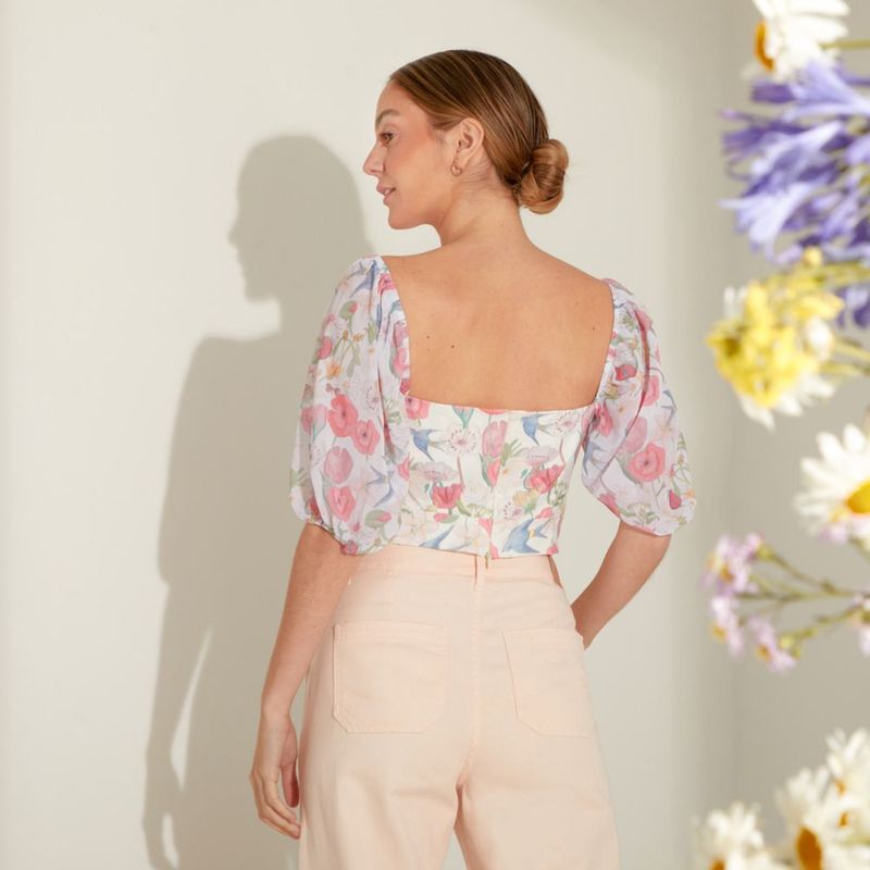 Blusa Malabar x La Papelerie Mujer Jardin Real Plaza