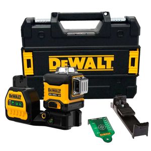 Nivel Láser de 3 Líneas x 360 20 V Luz Verde 100 Mts Baretool Dewalt DCLE34030GB