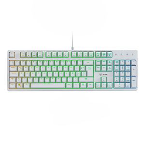 Teclado Mecánico Gamer ALNILAM VSG switch Azul Blanco