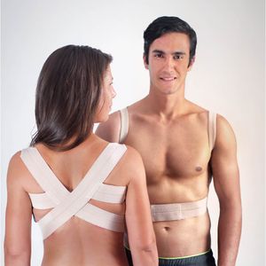 Corrector de Postura Cover Color Nude Unisex Talla M