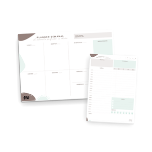 Pack Ingenial Teo: planner semanal + planner diario