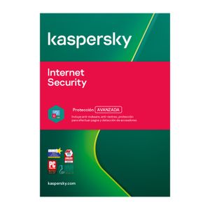 Antivirus Internet Security Multi kaspersky 3 dispositivo 1 año