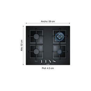 Encimera Bosch PPH6A6B20 Glass