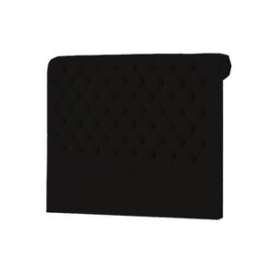 Cabecera Linen Mavisac Plaza King Color Negro