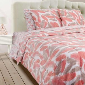 Juego de Cama Print 50% Algodón Plumas 2 Plazas