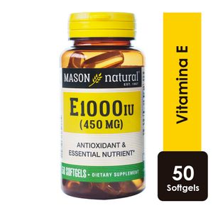 Vitamina E 1000UI Cápsulas Blandas