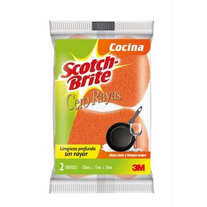 Esponja Cero Rayas Scotch-Brite Esponja Cero - 2 UN