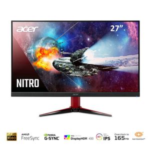 Monitor Gamer Acer Nitro VG272 LVBMIIPX 27" Full HD 144Hz AMD Freesync Premium VESA Display HDR 400
