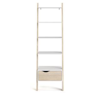 Estante Vitange Ivana 1 Cajón Blanco c/Roble