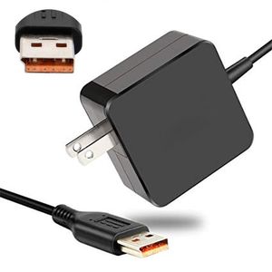 Cargador Compatible Laptop Lenovo 20V 3.25A Yoga 3 USB Cuadrado