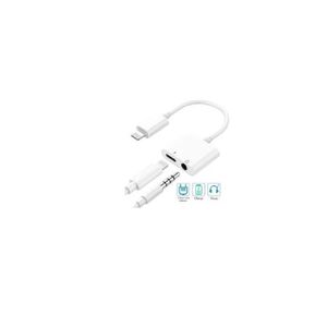 Adaptador de Audio y Carga Dual LightningLightning+Audio 3.5mm