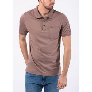 Polo Box Jersey Sanforizado M/C Regular Fit Kenix Camel L