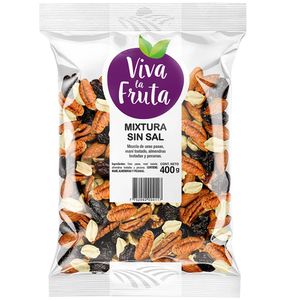 Mixtura sin Sal VIVA LA FRUTA Bolsa 400g