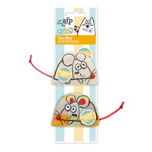 Juguete para Gatos Ratones Tipsy con Catnip y Silverine
